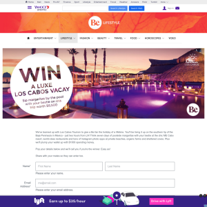 Win a luxe Los Cabos vacay for 2!