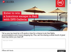 Win a luxurious escape in Bali!