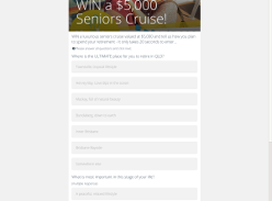 Win a luxurious seniors cruise