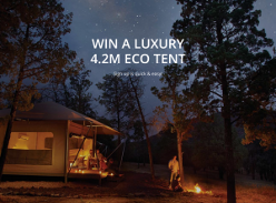 Win a Luxury 4.2m Eco Tent