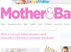 Win a luxury baby shower & beautiful Sheridan nursery package!