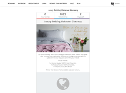 Win a luxury bedding makeover