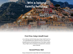 Win a luxury family holiday