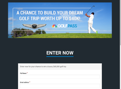 Win a Luxury Golf Bucket List Experience for 4