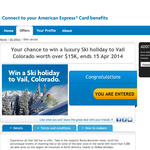 Win a luxury ski holiday to Vail, Colorado valued at $15,000!