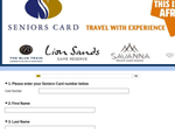 Win a luxury South African holiday for 2 people valued at over $20,000! (Seniors Card Members Only)