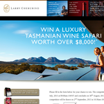 Win a luxury Tasmanian wine safari, valued at over $8,000!
