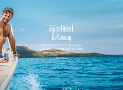Win a luxury trip for 2 to Fiji
