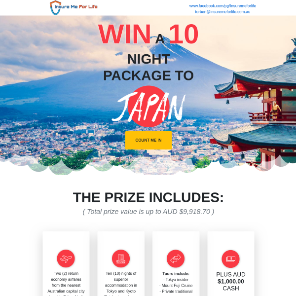 Win a Luxury Trip for 2 to Japan
