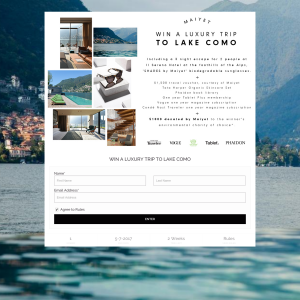 Win a luxury trip to Lake Como!