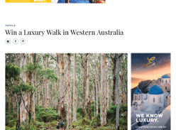 Win a Luxury Walk in Western Australia