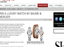 Win a Luxury Watch by Baume & Mercier