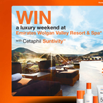 Win a luxury weekend at Emirates Wolgan Valley Resort & Spa - Suntivity