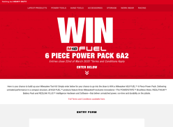 Win a M18 Fuel 6 Piece Power Pack!