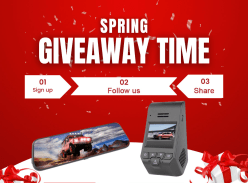 Win a M9661 Mirror Dash Cam & A970 Dash Cam