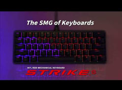 Win a Mad Catz STRIKE 6 60% RGB Gaming Mechanical Keyboard