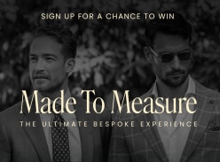 Win a Made-to-Measure Tailored Custom Suit