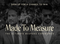 Win a Made-to-Measure Tailored Custom Suit