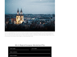 Win a magical European Wonderland trip!