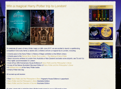 Win a magical Harry Potter trip to London