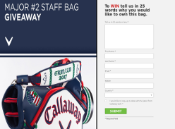 Win a Major #2 Staff Bag