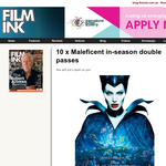 Win a Maleficent in-season double pass