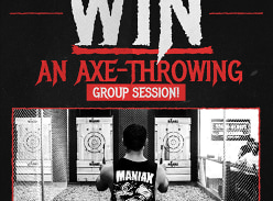 Win a Maniax Axe Throwing Group Experience
