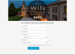 Win A Mansion Hotel & Spa at Werribee Park Package