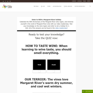 Win a Margaret River Holiday