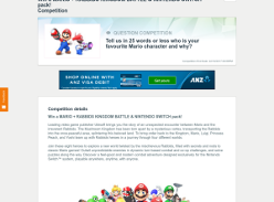 Win a Mario + Rabbids Kingdom Battle & Nintendo Switch pack