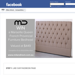 Win a Marseille Queen French Provincial Furniture Bedhead!