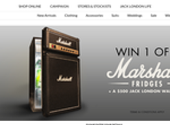 Win a Marshall Fridge and a $500 Jack London Voucher