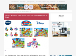 Win A Massive VTech Toot-Toot Drivers Disney Prize Pack