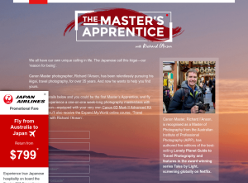 Win a Master’s Apprentice Experience to Japan