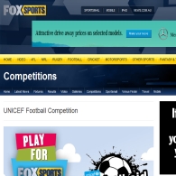 Win a match-day experience with the FOX SPORTS XI v UNICEF XI 