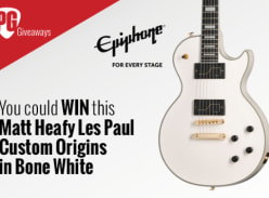 Win a Matt Heafy Les Paul Custom Origins in Bone White