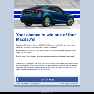 Win a Mazda 3