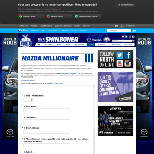 Win a Mazda3!
