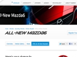 Win a Mazda6 2.2L Diesel GT Sedan