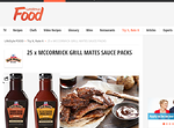 Win a McCormick Grill Mates Sauce Pack