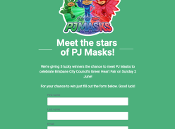 Win a meet & greet with PJ Masks