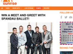 Win a meet and greet with Spandau Ballet