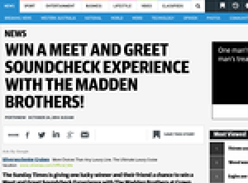 Win a Meet and Greet with The Madden Brothers 