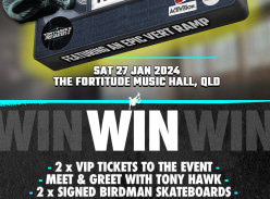 Win a Meet & Greet with Tony Hawk at Fortitude Music Hall