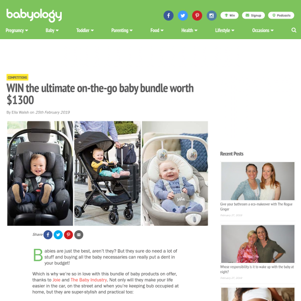 Win a Mega Baby Bundle