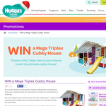 Win a Mega Triplex cubby house!