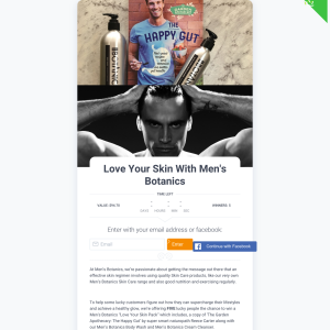 Win a Men's Botanics “Love Your Skin Pack”
