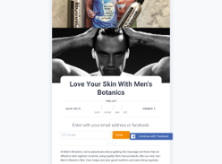 Win a Men's Botanics “Love Your Skin Pack”