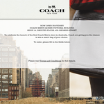 Win a men's Coach bag!