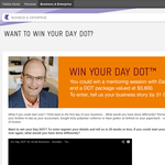 Win a mentoring session with David Koch & a DOT package valued at $3,600!